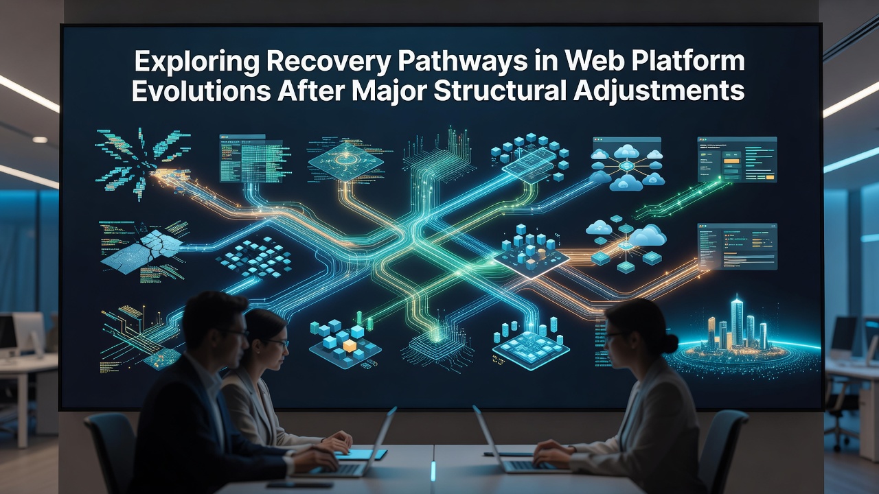 Exploring Recovery Pathways in Web Platform Evolutions After Major Structural Adjustments